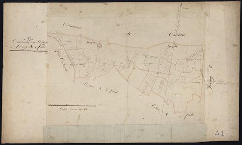 Belvès-de-Castillon - -Section A feuille 1 : non indiqué