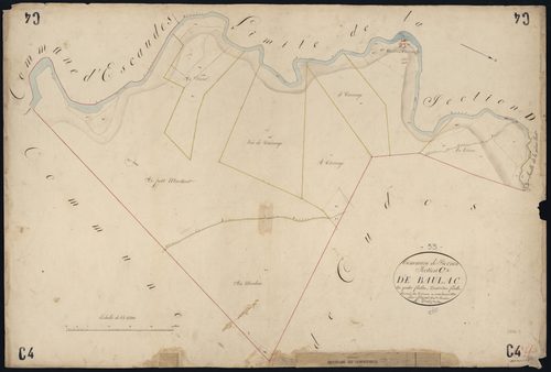 Bernos-Beaulac - -Section C feuille 4 : Baulac
