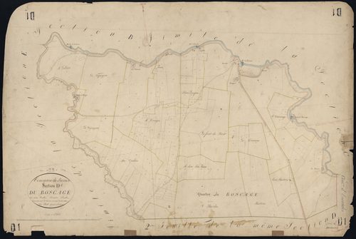 Bernos-Beaulac - -Section D feuille 1 : Le Bocage