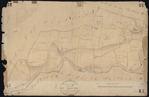 Bernos-Beaulac - -Section B feuille 2 : Le Bourg