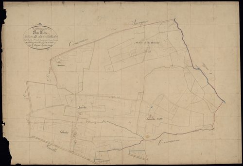 Berthez - -Section B feuille 1 : Cathalot