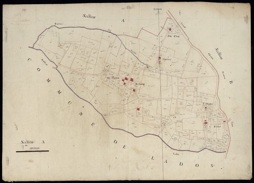 Berthez - -Section A feuille 2 : non indiquée