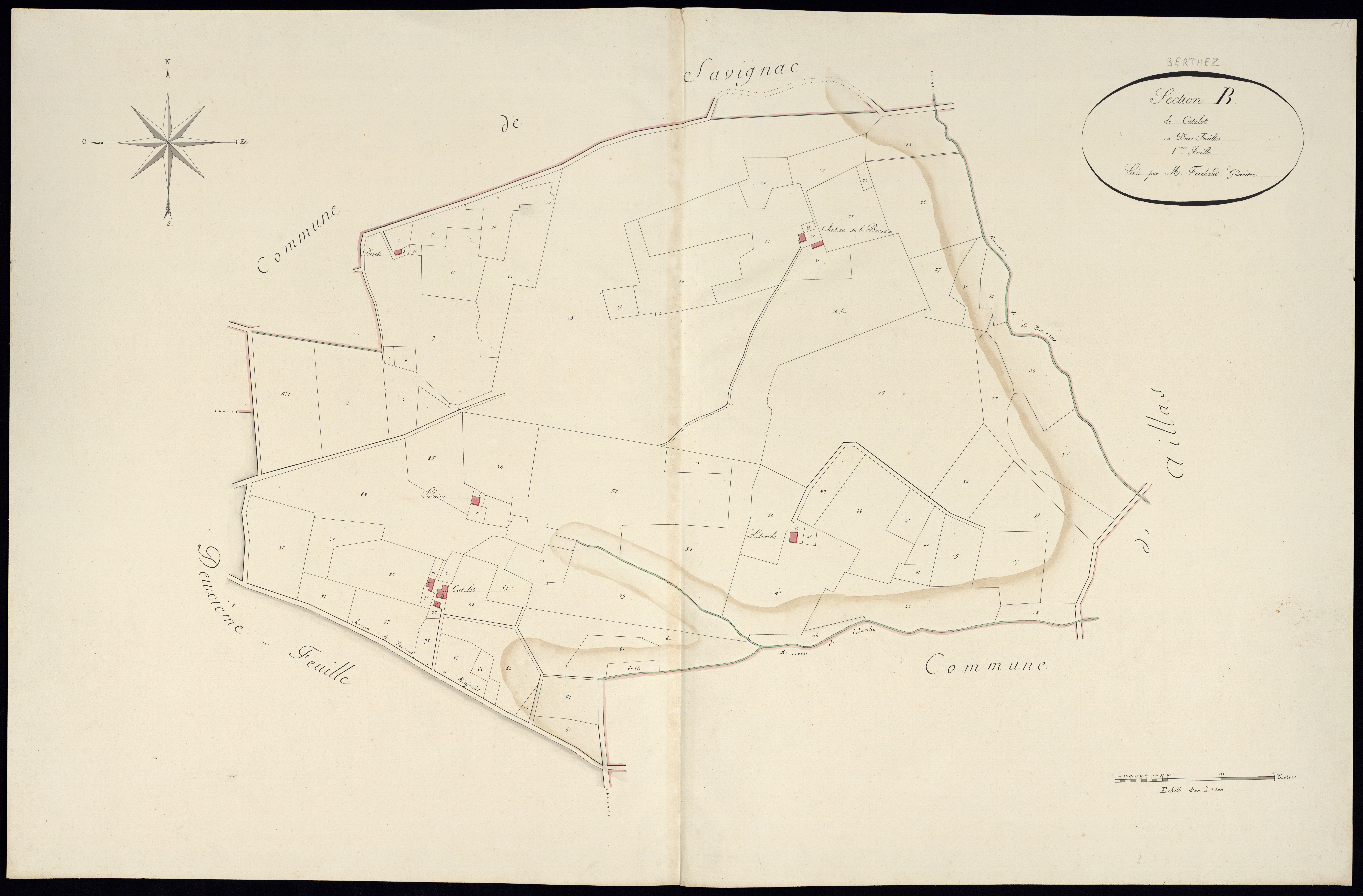 Berthez - -Section B feuille 1 : Catalot