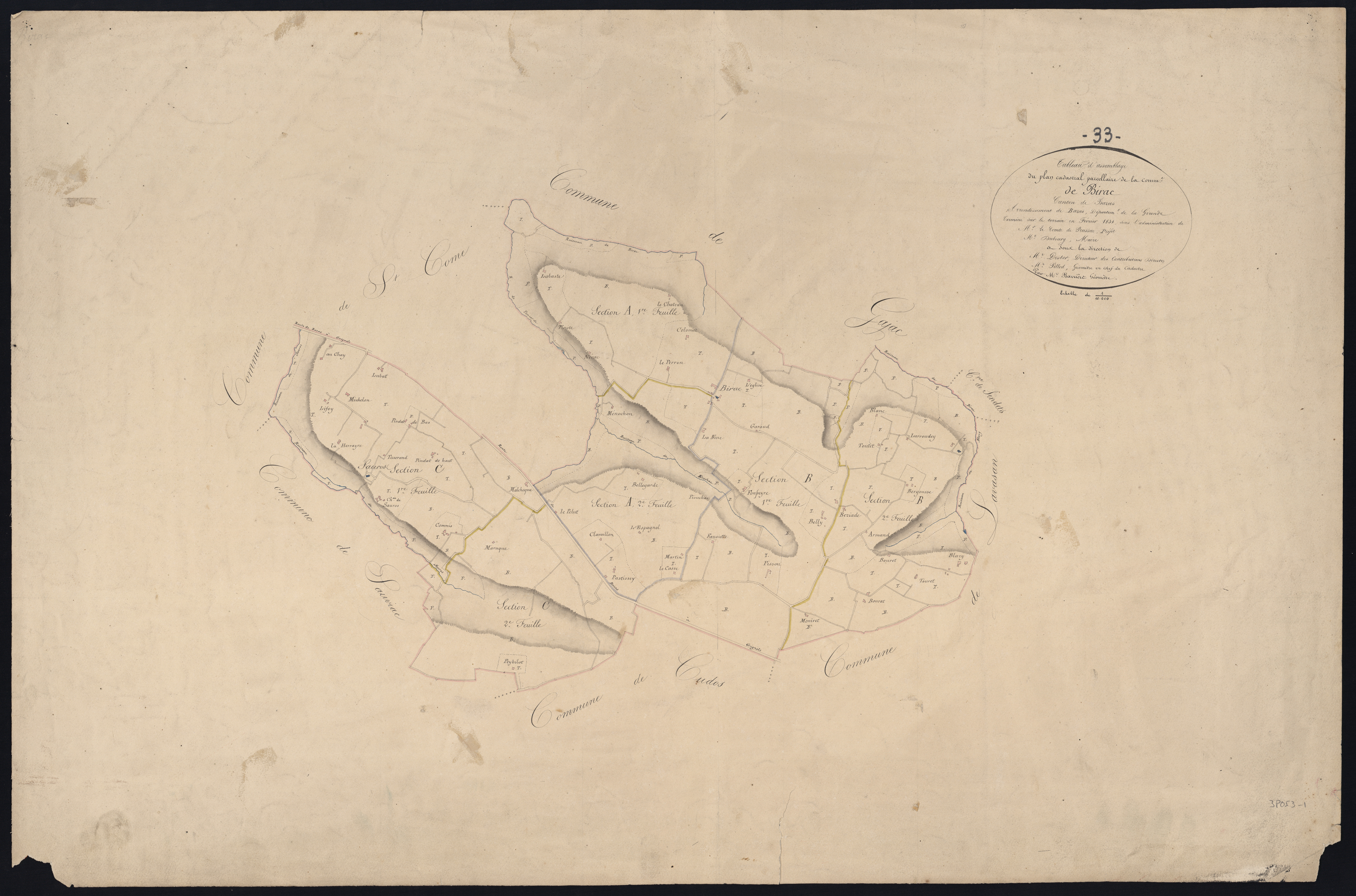Birac - -Tableau d'assemblage