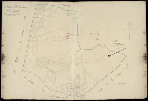 Blanquefort - -Section B feuille 5 : Le Milieu