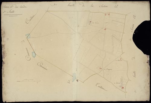 Blanquefort - -Section A feuille 2 : Les Landes
