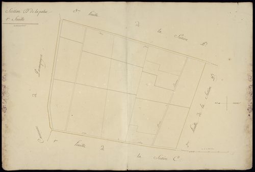 Blanquefort - -Section D feuille 1 : La Palue