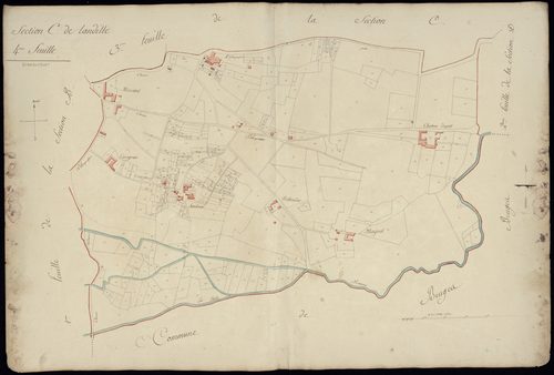 Blanquefort - -Section C feuille 4 : Lalandille