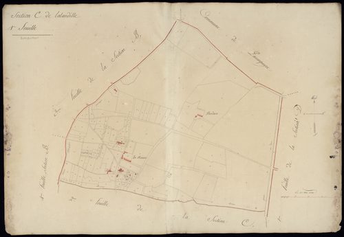 Blanquefort - -Section C feuille 1 : Lalandille