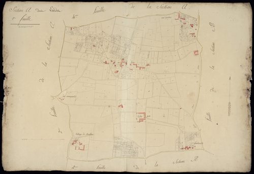 Blanquefort - -Section A feuille 1 : Les Landes