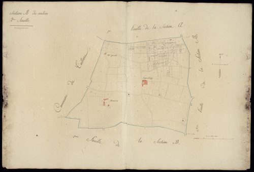 Blanquefort - -Section B feuille 2 : Le Milieu