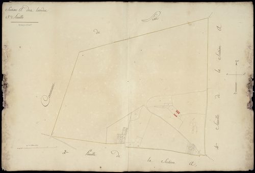 Blanquefort - -Section A feuille 3 : Les Landes