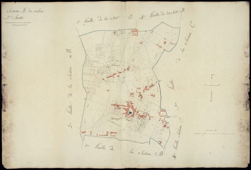 Blanquefort - -Section B feuille 3 : Le Milieu