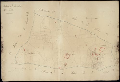 Blanquefort - -Section B feuille 4 : Le Milieu