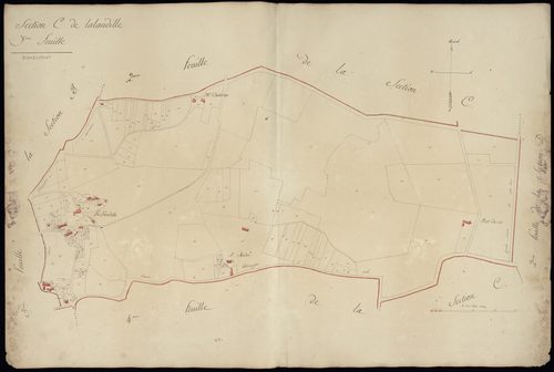 Blanquefort - -Section C feuille 3 : Lalandille