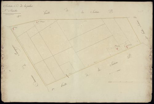 Blanquefort - -Section D feuille 3 : La Palue