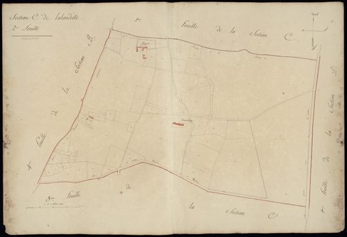 Blanquefort - -Section C feuille 2 : Lalandille