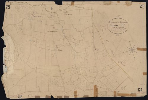 Blasimon - -Section G feuille 2 : L'Enclave