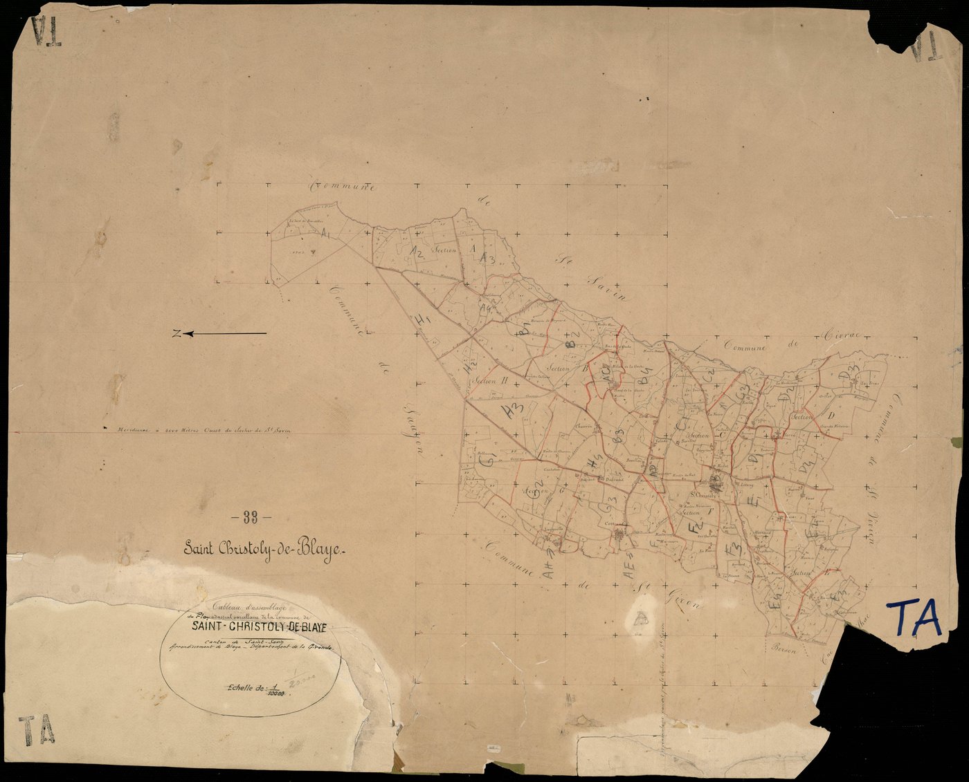 Blaye - -Tableau d'assemblage