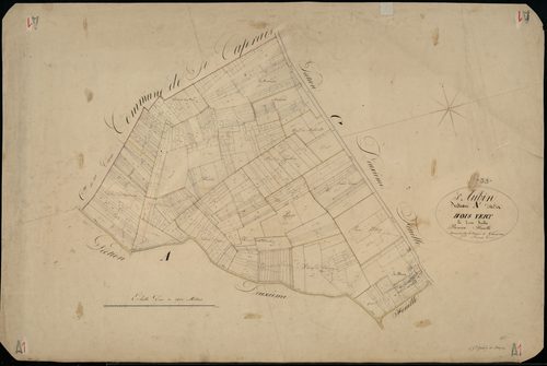 Blaye - -Section A feuille 1 : Bois-Vert