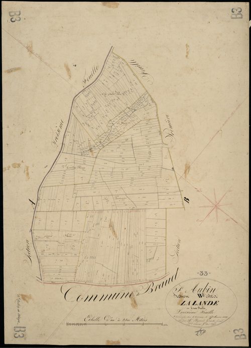 Blaye - -Section B feuille 3 : La Lande