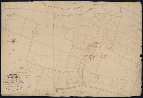 Blaye - -Section A feuille 2 : Les Berlans