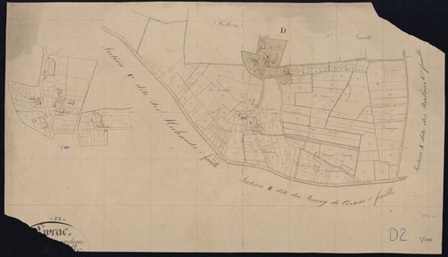 Blaye - -Section D feuille 2 : La Gaucherie