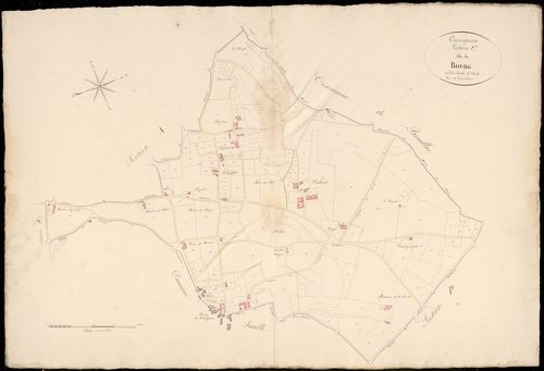 Bordeaux - -Section C feuille 1 : Le Bourg