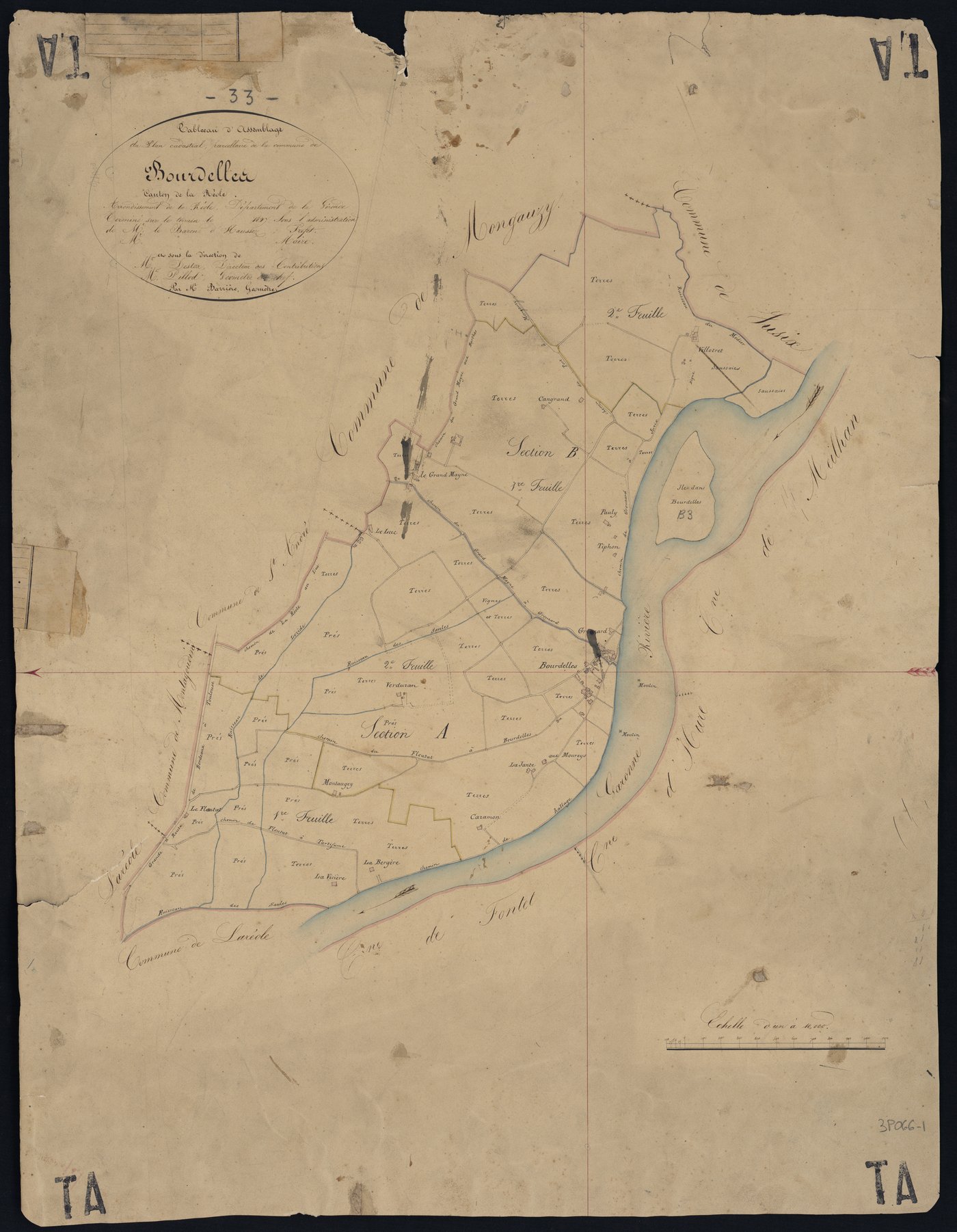 Bourdelles - -Tableau d'assemblage