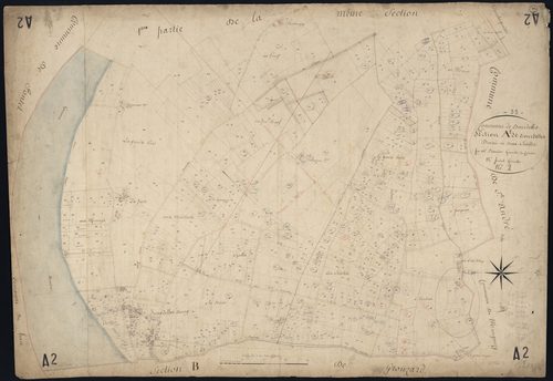 Bourdelles - -Section A feuille 2 : Bourdelles