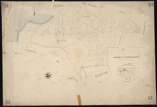 Bourdelles - -Section B feuille 2 : Grouzard
