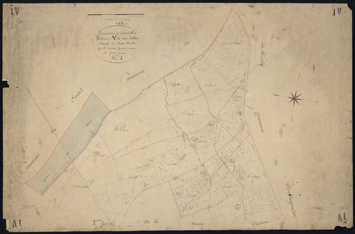 Bourdelles - -Section A feuille 1 : Bourdelles