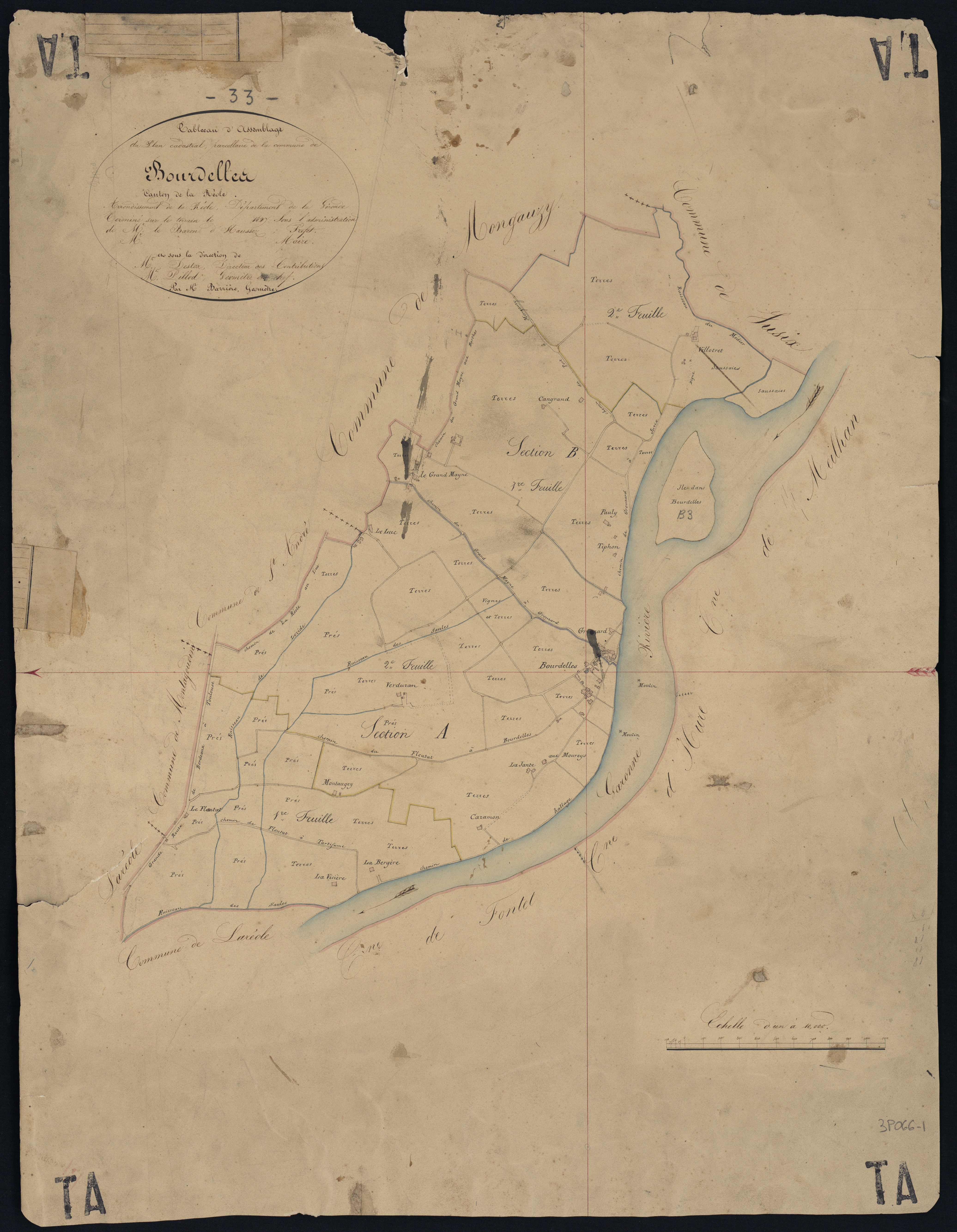 Bourdelles - -Tableau d'assemblage