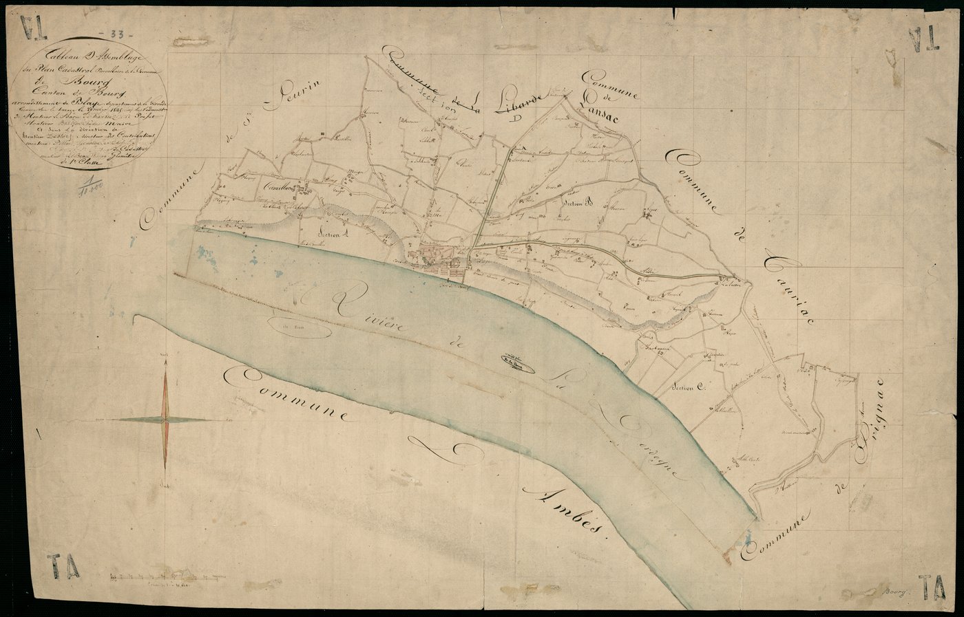 Bourg - -Tableau d'assemblage :