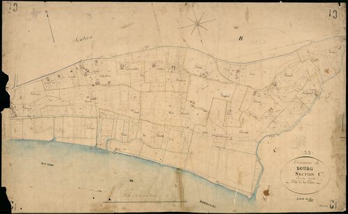 Bourg - -Section C feuille 1 : La Palus