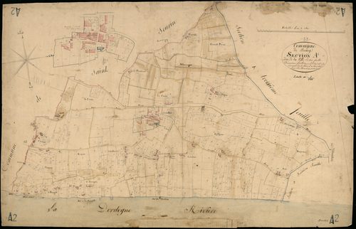 Bourg - -Section A feuille 2 : La Ville