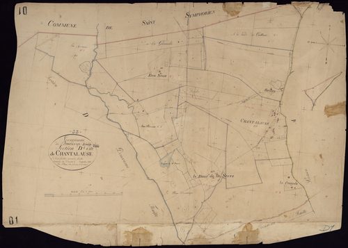Bourideys - -Section D feuille 1 : Chantalause
