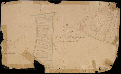 Le Bouscat - -Section C feuille 1 : Le Marais