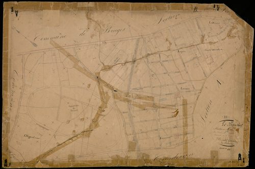Le Bouscat - -Section A feuille 1 : [L'Hippodrome]