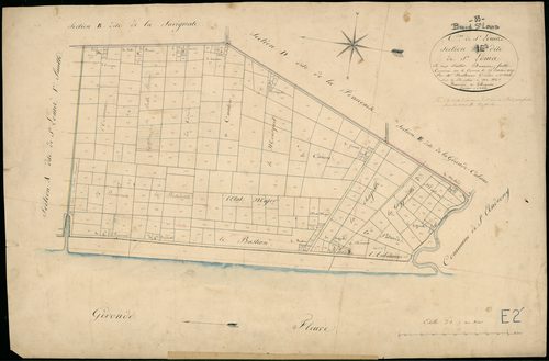 Braud-et-Saint-Louis - -Section E feuille 2 : Saint-Louis