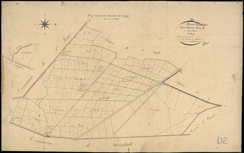 Braud-et-Saint-Louis - -Section D feuille 2 : Les Marais