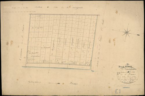 Braud-et-Saint-Louis - -Section E feuille 1 : Saint-Louis