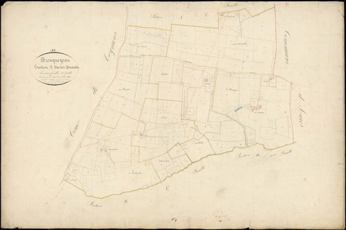 Brouqueyran - -Section A feuille 2 : Les Arnaudères