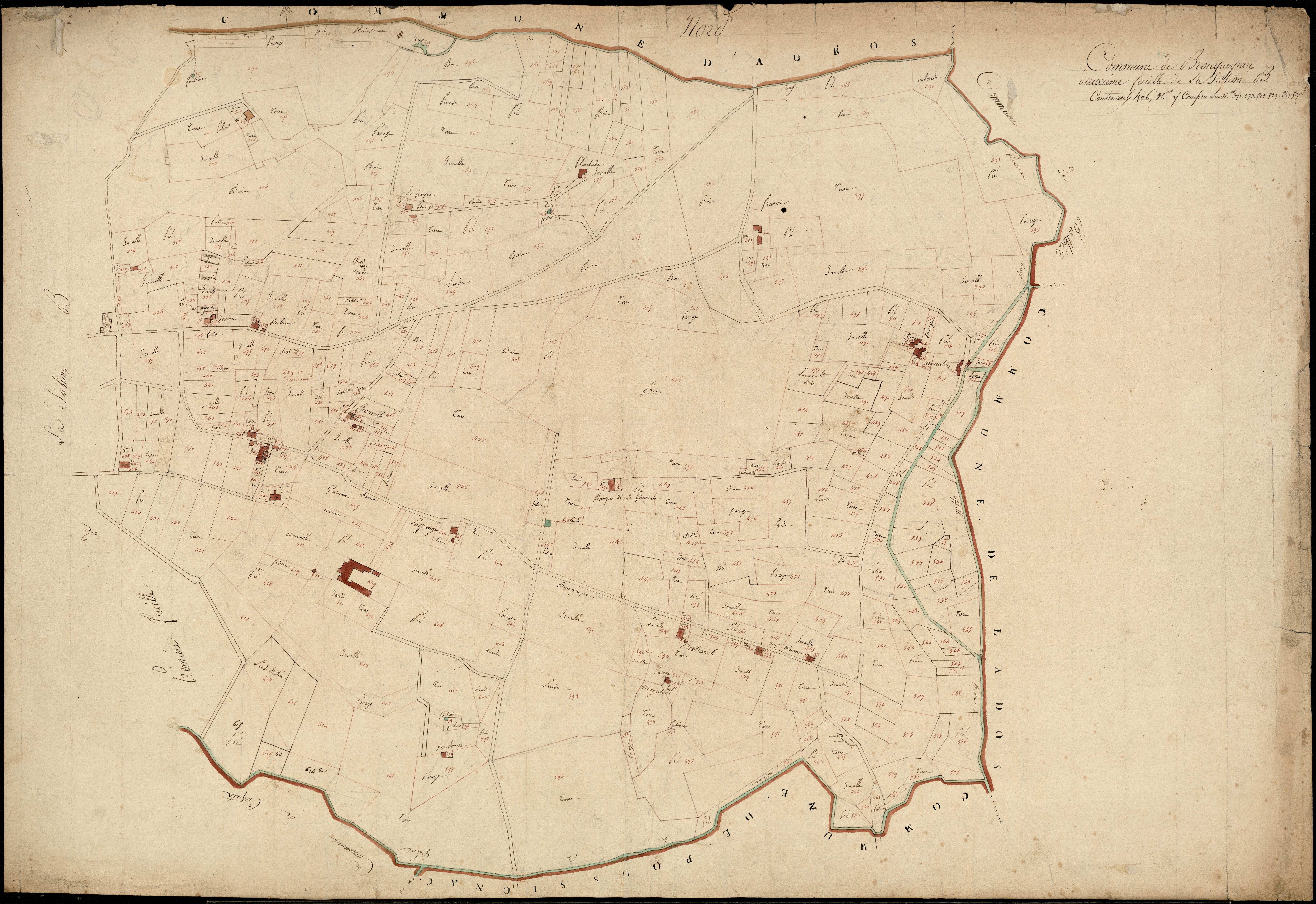 Brouqueyran - -Section B feuille 2 : Le Mirail