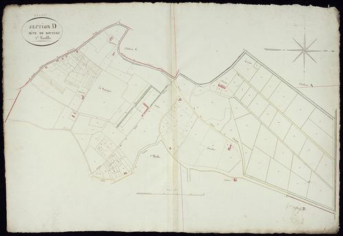 Bruges - -Section D feuille 1 : Bouteau