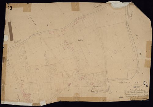 Bruges - -Section C feuille 4 : Le Bourg