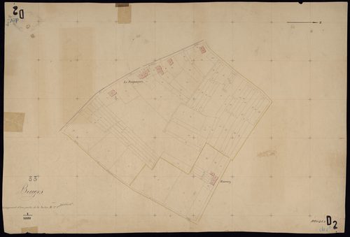 Bruges - -Section D feuille 2 : Bouteau