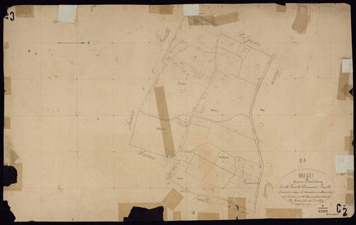 Bruges - -Section C feuille 2 : Le Bourg
