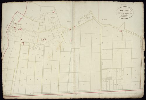 Bruges - -Section D feuille 2 : Bouteau