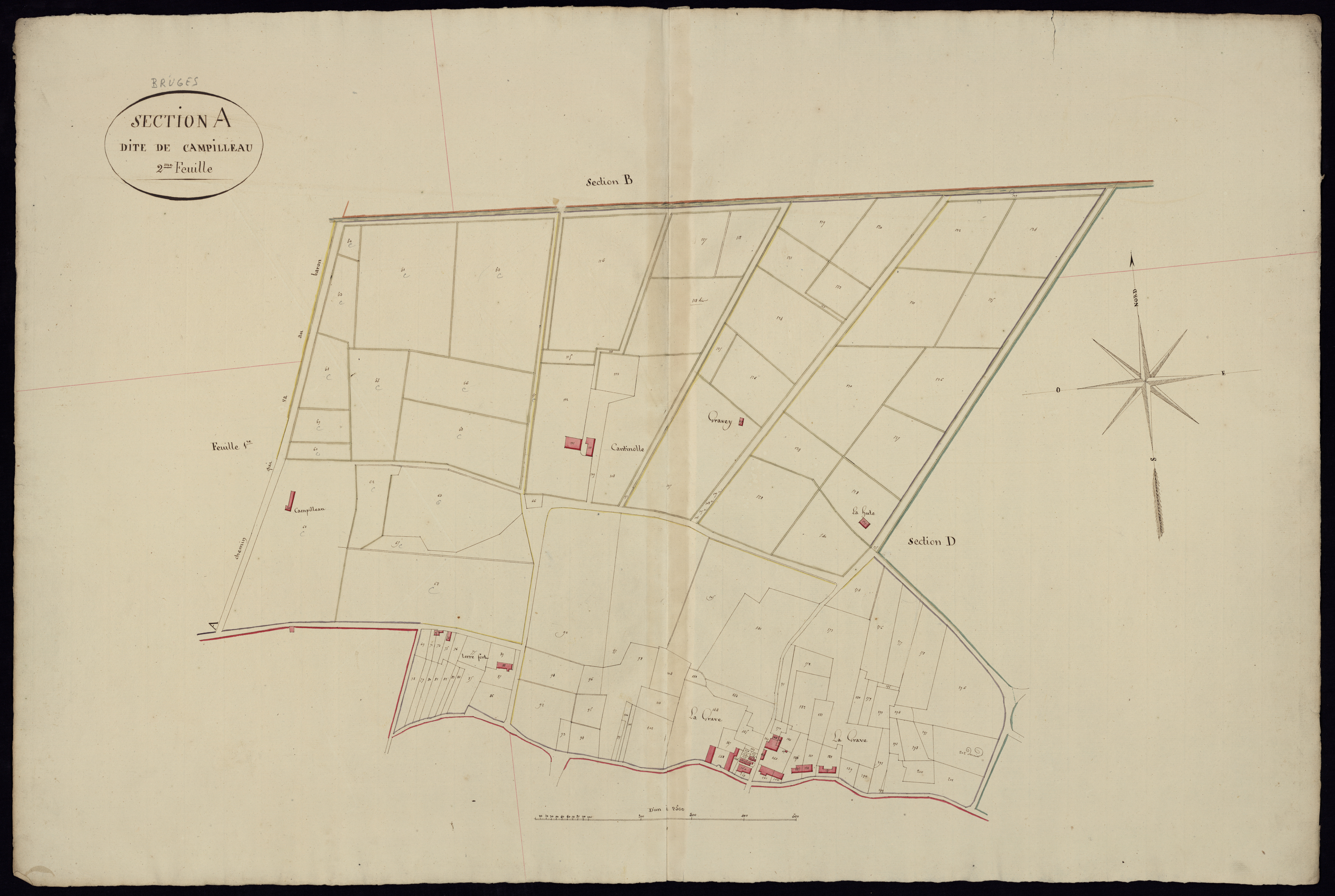 Bruges - -Section A feuille 2 : Campilleau